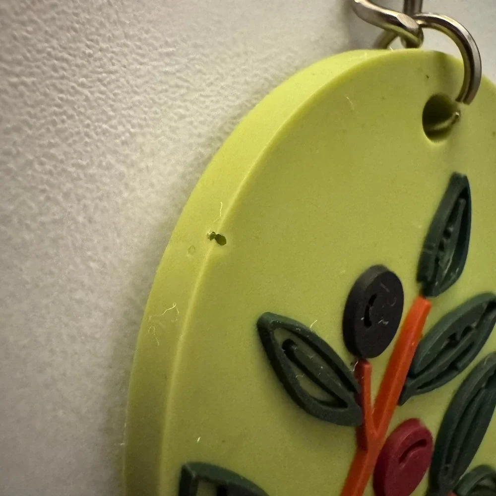 Le Porte‎ Clés Olive Branch Keychain Green Oval Charm Keyring New